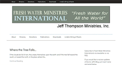 Desktop Screenshot of drjeffthompson.org