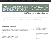 Tablet Screenshot of drjeffthompson.org